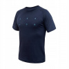 SENSOR MERINO BLEND TYPO pánske tričko kr.rukáv deep blue veľkosť XL
