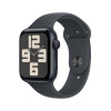 Apple Watch SE GPS 44mm Polnočné Hliníkové Puzdro s Polnočným Športovým Remienkom - M/L