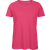 B&C INSPIRE T / Dámske tričko Medium Fit z bio bavlny - fuchsia XS