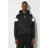 Mikina adidas Originals Adicolor Classics Cut Line Hoodie HS2065-black, pánska, čierna farba, s kapucňou, vzorovaná