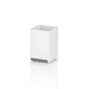KELA Pohár Cube polyresin bílá KL-23692