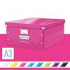 Leitz WOW Click & Store A3 36,9 x 20 x 48,2 cm, ružová