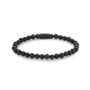 Rebel & Rose Bracelet Black Rocks RR-60088-B-L mens