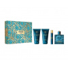 Versace Eros SET: Parfumová voda 100ml + Parfumová voda 10ml + Balzam po holení 75ml + Sprchový gél 75ml pre mužov