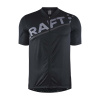 CRAFT Pánsky cyklistický dres CRAFT CORE ENDUR LOGO - čierny Veľkosť: M