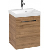 VILLEROY & BOCH Avento závesná skrinka pod umývadlo, 1 dvierka, pánty vpravo, 430 x 352 x 514 mm, Oak Kansas, A88701RH