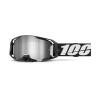 ARMATIC 100% brýle černé, stříbrné zrcadlové plexi M150-1054