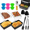 19 x DOPLNKY PRE FRITÉZU NINJA AIR FRYER ŠPACHTLE VLOŽKY LAPAČKY SADA