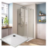 Štvorcový sprchový kút Sanovo Perfect s vaničkou z liateho mramoru 90x90x190 cm (PER_90CV)