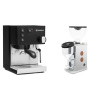 Rancilio Silvia E, black + Rocket Espresso FAUSTINO 3.1, copper