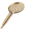Hansgrohe Raindance Select S Sprchová hlavica 120, 3 prúdy, EcoSmart, kefovaný bronz 26531140-HG