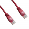 DATACOM Patch cord UTP CAT5E 1,5m červený