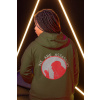 GG-God.sk Mikina Assassin Dámska Farba: Zelená (Olive), Veľkosť: XXL, Grafika: Vzadu (Back)