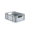 Euro prepravky classic-line B, madlá sivé, z PP, 400 x 300 x 170 mm, BJ = 10 ks