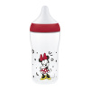 NUK Fľaša s kontrolou teploty Perfect Match Disney 260 ml Minnie red