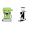 Ascaso Dream ONE, Fresh Pistachio + ECM V-Titan 64