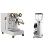Lelit MaraX3 PL62X3, white + Eureka Atom W 75, chrome
