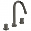 Ideal Standard Joy Umývadlová batéria, 3-otvorová inštalácia, s výpustom, Magnetic Grey BC783A5