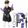 SÚPRAVA KOSTÝM POLICAJTKA PRE DIEVČA Veľ 110/S + DOPLNKY