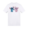 Character Disney Printed Junior Valentines Day Tee Stitch and Angel Heart 11-12 rokov