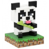 Minecraft lampička - Panda s bambusem na bloku