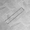 vidaXL Rovný sprchový odtok, 630x140 mm, nerezová oceľ 142172
