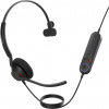Jabra Engage 40 Slúchadlá s mikrofónom Kábel Pres hlavu Kancelária / call centrum USB Typ-A Bluetooth Čierna (4093-413-279)