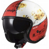 LS2 OF599 SPITFIRE RUST WHITE RED S HELMET PRILBA (LS2 OF599 SPITFIRE RUST WHITE RED S HELMET PRILBA)