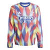adidas Arsenal Long Sleeve Pre-Match Shirt 2025 2026 Mens Blue L