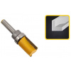 Stopková fréza drážkovacia do dreva, priemer 19 mm, výška 25 mm, stopka 8 mm, XL-TOOLS
