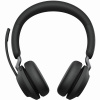 Jabra Evolve2 65, MS Stereo Slúchadlá s mikrofónom Bezdrôtový Pres hlavu Kancelária / call centrum USB Typ-C Bluetooth Čierna (26599-999-899)