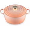 Hrniec okrúhly Signature 24 cm Peche - Le Creuset