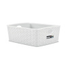 STEFANPLAST Úložný kôš Elegance L High, biely