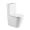 MEREO WC kombi vario odpad, kapotované, Smart Flush RIMLESS, 605x380x825mm, keramické, vr. sedátka, VSD91T2