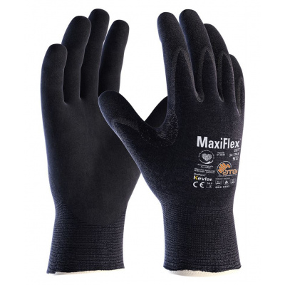 ATG 34-1743 MAXIFLEX CUT Protiporezné rukavice Čierna, 7