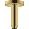 Hansgrohe 27393990 Stropné rameno S 100 mm, leštený vzhľad zlata