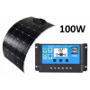 Klinový remeň kosačky - Solárna nabíjačka VOLT 100W 12V PWM regulátor (Volt 100 W Solar Painer 12V PWM Riadiaci)