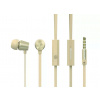 Slúchadlá Swissten Dynamic YS500 s 3,5 mm jackom zlaté -