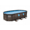 Obdĺžnikový rámový bazén Bestway 549 x 274 cm (RÁM + RÁM UMÝVADLA BAZÉN 549x274X122 RATTAN BESTWAY 56716)