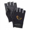 Rukavice Savage Gear Neoprene Half Finger Black L