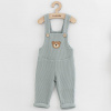 NEW BABY Dojčenské lacláčiky New Baby Luxury clothing Oliver šedé Veľ. 62 (3-6 m)