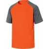 DELTA Delta Plus TRIČKO GENOA - Sivá-Oranžová, S Sivá-Oranžová, S