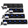 Konstrukce MV Ventilátor | Aktivní chlazení pro Hybridní měniče - spodní uchycení V5G | 5 ventilátorů | Varianta s pěti větráčky pro měniče GoodWe V2