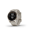 Garmin fenix 7S Pro Sapphire Solar, Soft Gold Stainless Steel, Light Sand Band