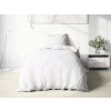 Dreamy Linens Obliečky damaškové biele Prúžok 2 cm