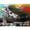 Deflektory predné pre Renault Clio, 2012-19 / 5-dver.