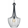 Nowodvorski 8851 Závesné stropné svietidlo LUKSOR BLACK 8851, E27/max.60W, farba čierna