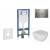 GEBERIT - Duofix Set předstěnové instalace, klozetu Oudee a sedátka softclose, tlačítko Sigma20, nerez SANI11CA6101B