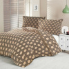 Kvalitex Saténové obliečky Luxury Collection Carero béžová, 140 x 200 cm, 70 x 90 cm, 140 x 200 cm, 70 x 90 cm
