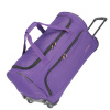 Travelite Basics Fresh fialová dvojkolesová cestovná taška s kolieskami 71cm